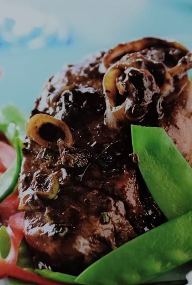 Atun en medallones y balsámico 